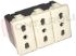 Immagine di PRESA BIVALENTE 2P+T 10/16A TRIPLEX SERIE MAGIC TT