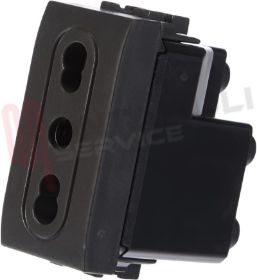 Visualizza i dettagli per PRESA 2P+T 10/16A NERA LIFE ADATTABILE LIVING INTERNATIONAL Immagine di PRESA 2P+T 10/16A NERA LIFE ADATTABILE LIVING INTERNATIONAL