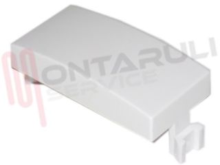 Immagine di COPRIFORO 1 POSTO BIANCO LISCIO ABB