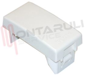 Visualizza i dettagli per COPRIFORO 1 POSTO BIANCO SERIE CROSS Immagine di COPRIFORO 1 POSTO BIANCO SERIE CROSS