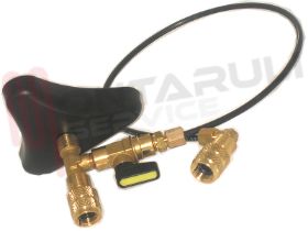 Visualizza i dettagli per BASETTA SUPPORTO BOMBOLA CON TUBO 7/16"-5/16" SAE A 90° Immagine di BASETTA SUPPORTO BOMBOLA CON TUBO 7/16"-5/16" SAE A 90°