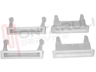 Immagine di KIT TASTO + FERMO TELAIO INOX CAPPA ORIGINALE