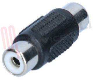 Immagine di ADATTATORE AUDIO RCA FEMMINA / RCA FEMMINA