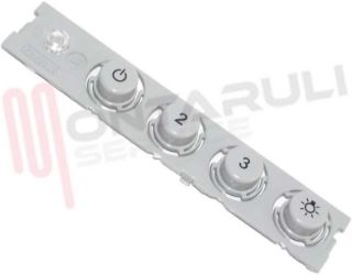 Immagine di TASTIERA 4 TASTI GRIGIO CAPPA K21.003.R2 FABER ORIGINALE