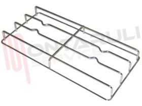 Visualizza i dettagli per GRIGLIA 2 FUOCHI FILO 433X210MM. SAMET Immagine di GRIGLIA 2 FUOCHI FILO 433X210MM. SAMET