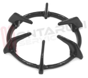 Visualizza i dettagli per GRIGLIA 1 FUOCO GHISA D.180MM. NERA Immagine di GRIGLIA 1 FUOCO GHISA D.180MM. NERA