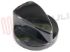 Immagine di MANOPOLA FUOCO NERA LUCIDA INDESIT RESTYLING D.6MM. ORIGINAL