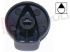 Immagine di MANOPOLA FUOCO NERA LUCIDA INDESIT RESTYLING D.6MM. ORIGINAL