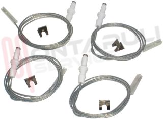 Immagine di KIT CANDELETTA ACCENSIONE BRUCIATORE FRANKE L=770MM. 4 PEZZI