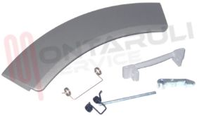 Visualizza i dettagli per KIT MANIGLIA OBLO' ASCIUGATRICE SILVER L=21,7CM. ORIGINALE Immagine di KIT MANIGLIA OBLO' ASCIUGATRICE SILVER L=21,7CM. ORIGINALE