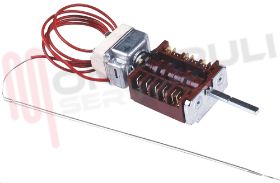 Visualizza i dettagli per COMMUTATORE FORNO 1+R+3 E TERMOSTATO PERNO L=42MM Immagine di COMMUTATORE FORNO 1+R+3 E TERMOSTATO PERNO L=42MM