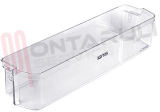 Immagine di BALCONCINO BOTTIGLIE TRASPARENTE 440X105X90MM.