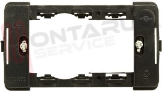 Immagine di SUPPORTO UNEL + 1 POSTO NERO SERIE TL