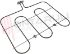 Immagine di RESISTENZA BASE FORNO 2100W 240V 524023500 ORIGINALE