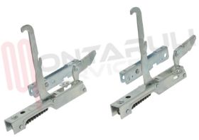 Visualizza i dettagli per CERNIERA PORTA FORNO DX+SX CON PORTACARRUCOLE Immagine di CERNIERA PORTA FORNO DX+SX CON PORTACARRUCOLE