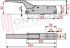 Immagine di MANIGLIA FORNO DX-SX SENZA SERRATURA 791 CR