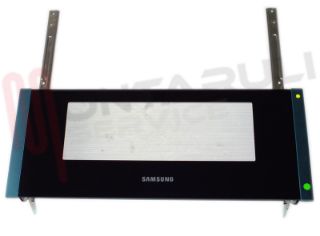 Immagine di VETRO FORNO ESTERNO INF. NERO COMPLETO ALT.240X595MM.