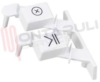 Immagine di TASTI A PRESSIONE 2 FUZIONI BIANCHI