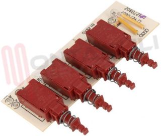 Immagine di MODULO PULSANTIERA CAPPA A 4 TASTI FABER 220V ORIGINALE