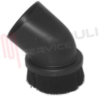 Immagine di BOCCHETTA ANGOLARE NERA CON SETOLE D.58MM. ORIGINALE