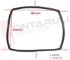 Immagine di GUARNIZIONE PORTA FORNO 4 LATI 380X310MM. INTERA 4L+2G