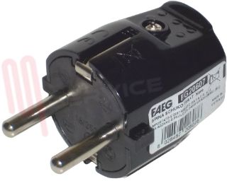 Immagine di SPINA VOLANTE SCHUKO 16A + T MQ NERA FAEG