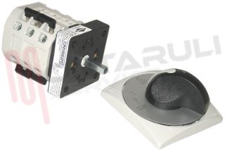 Immagine di INTERRUTTORE INVERTITORE AVV 1-0-2 AVV MONOFASE+AUX 16A S_32