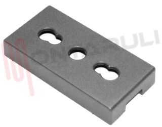 Immagine di MOSTRINA PRESA BIVALENTE SCURA SERIE VELA