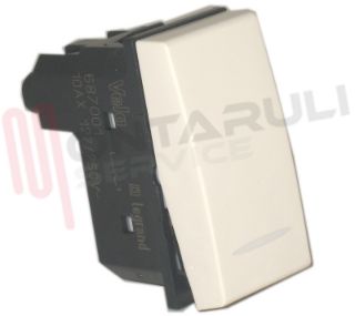 Immagine di INTERRUTTORE 10A 1 POSTO BIANCO SERIE VELA
