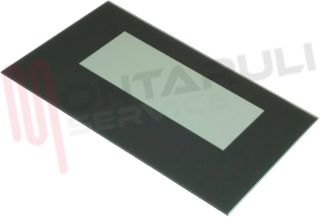 Immagine di VETRO FORNO ALT.375X580MM. VERDE GRIGIO GASFIRE