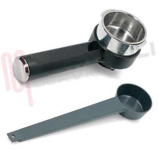 Immagine di GRUPPO PORTAFILTRO COMPLETO NERO ORIGINALE