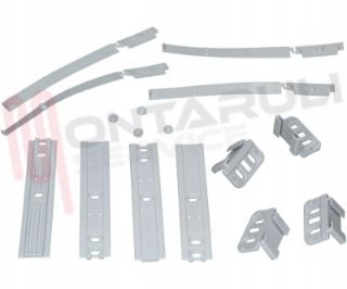 Immagine di KIT GUIDA+TASSELLO 4 PEZZI COMPLETI PER PORTA INCASSO ORIG.