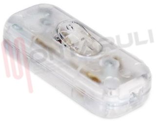 Immagine di INTERRUTTORE PASSANTE BIPOLARE 2A 250V TRASPARENTE
