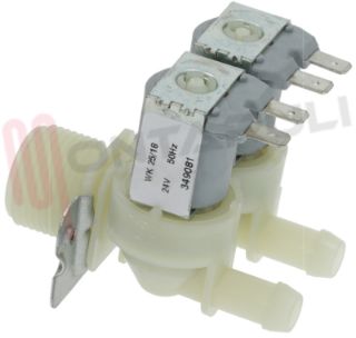 Immagine di ELETTROVALVOLA DOPPIA 180° - USCIETE Ø 10,5MM. 24V AC