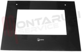 Immagine di VETRO FORNO ALT.453X595MM. ESTERNO NERO ORIGINALE