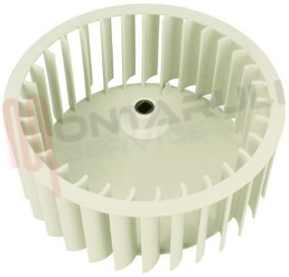 Immagine di GIRANTE VENTOLA TURBINA RAFFRED. MOTORE ASCIUGATRICE Ø150MM.