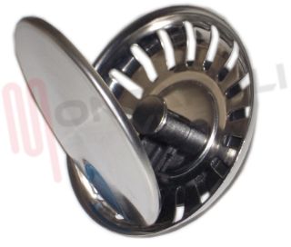 Immagine di FILTRO LAVELLO INOX DIAM.79MM CON TAPPO