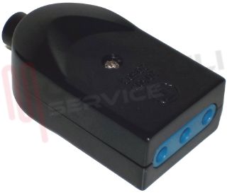 Immagine di PRESA VOLANTE 10A+T NERA