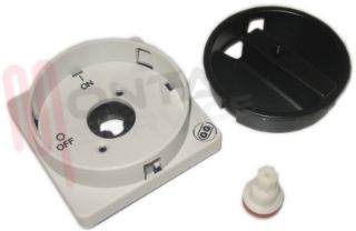 Immagine di MOSTRINA CON MANOPOLA COMMUTATORE ROTATIVO 67X67MM.