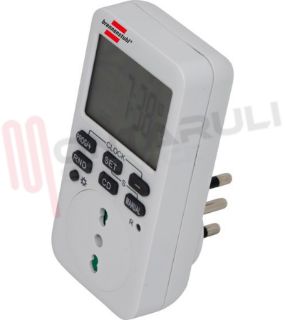 Immagine di INTERRUTTORE OROLOGIO A SPINA CON PRESA BIV 16A 3600W