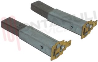 Immagine di COPPIA SPAZZOLE IDROPULITRICE 6,3X11,2X36MM. ORIGINALE