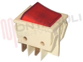 Immagine di INTERRUTTORE BIPOLARE LUMINOSO ROSSO