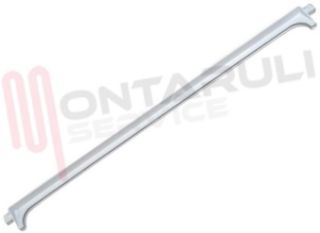 Immagine di PROFILO BIANCO POSTERIORE VETRO BIANCO L=450MM.