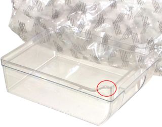 Immagine di CASSETTO VERDURA TRASPARENTE 365X260X150MM._QUALITA' B