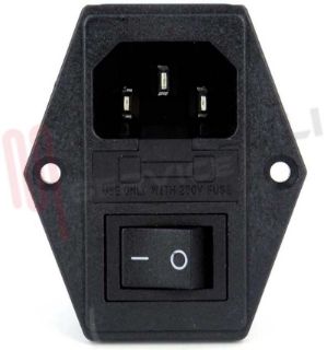 Immagine di PRESA TRIPOLARE INTERRUTTORE E PORTAFUSIBILE