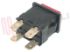 Immagine di INTERRUTTORE PUSH LUMINOSO ROSSO 13X19MM. BIPOLARE