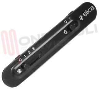 Immagine di FRONTALE GRUPPO COMANDI NERO CAPPA ELICA