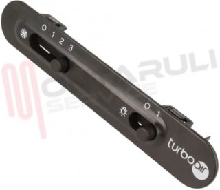Immagine di FRONTALE GRUPPO COMANDI NERO CAPPA TURBOAIR ORIGINALE
