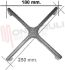 Immagine di GRIGLIA 1 FUOCHI GHISA 250X250MM. H.48MM. ORIGINALE