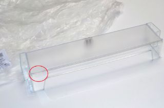 Immagine di BALCONCINO BOTTIGLIE TRASPARENTE 440X105XH.70MM._QUALITA' B.